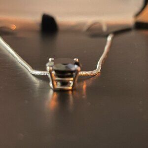 2.61 Black Diamond Necklace Pendant